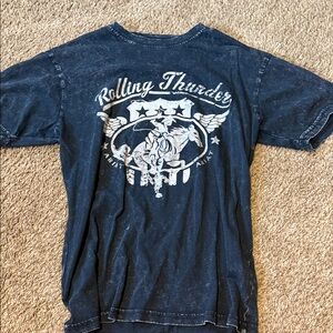 Ariat Rolling Thunder Graphic Tee - Navy
